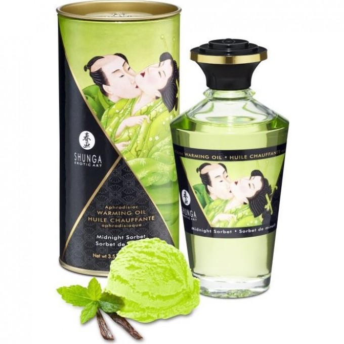 Масло интимное массажное SHUNGA MIDNIGHT SORBET (ПОЛНОЧНЫЙ ЩЕРБЕТ) 2216 SG