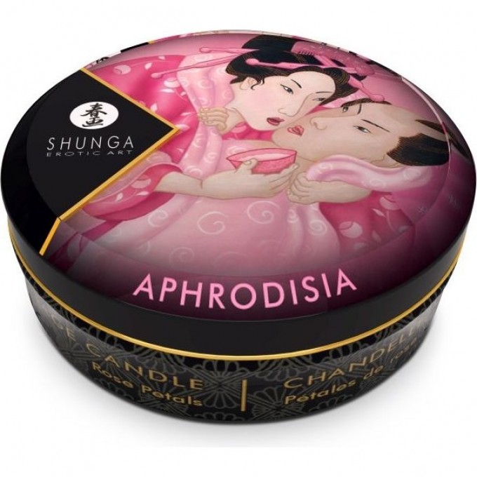 Массажное арома масло в виде свечи SHUNGA ROSE PETALS (ЛЕПЕСТОК РОЗЫ) 30 ml 4600DESC